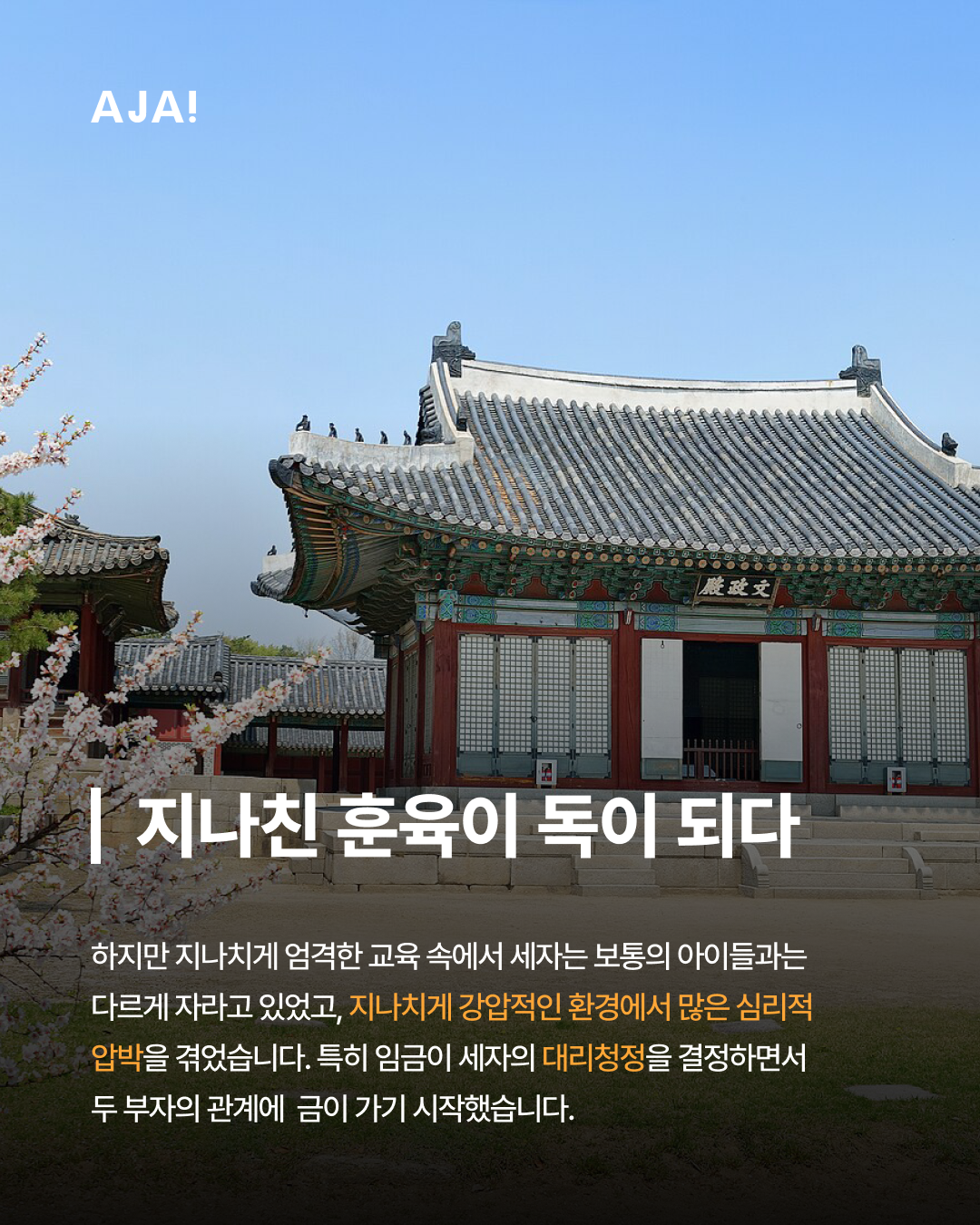 생애와 임오화변, 조선 이미지