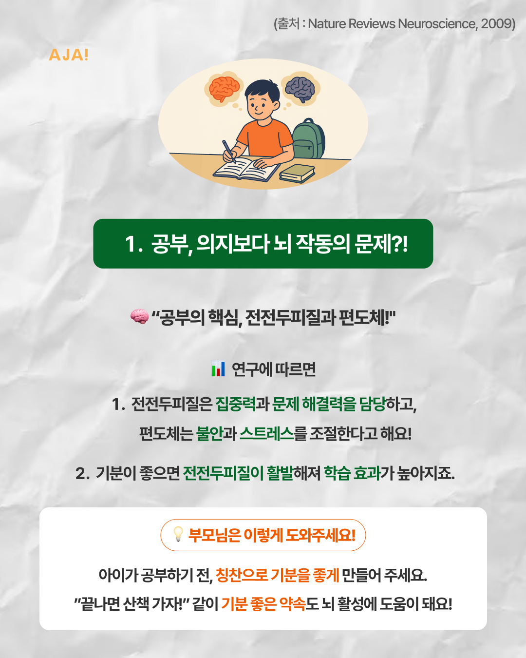 전에, 공부 의지 이미지