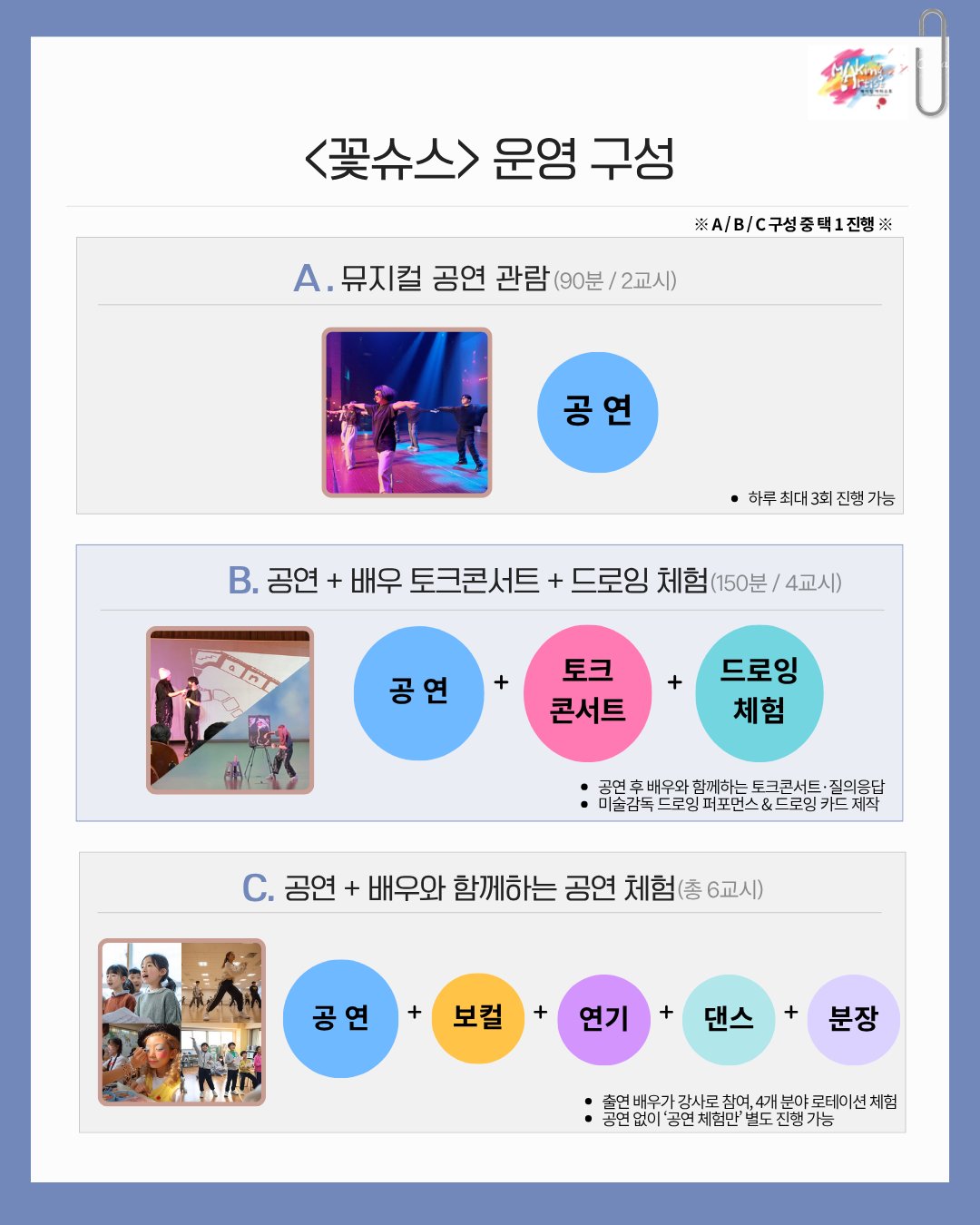 학교로 찾아가는 뮤지컬 & 체험 <꽃슈스> 상세 이미지 6