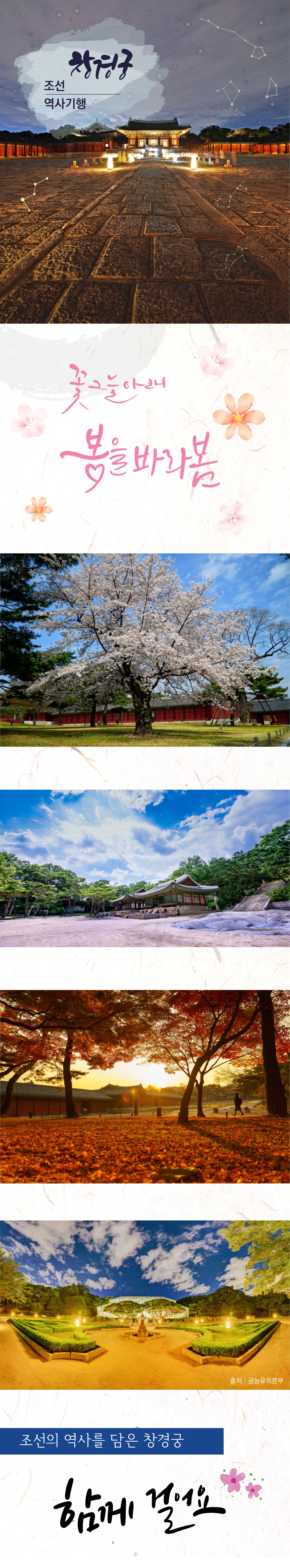 창경궁 조선역사기행 메인 타이틀 — 한여름밤의 궁궐산책, 창경궁 야경