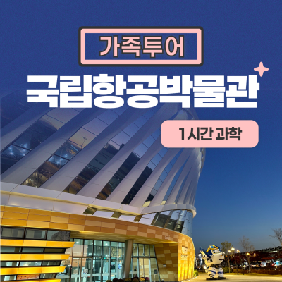[국립항공박물관] 프라이빗 가족 여행(1시간)