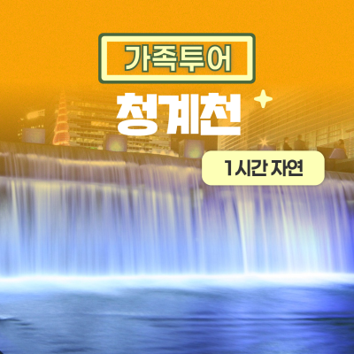 [청계천] 프라이빗 가족 역사 여행(1시간)